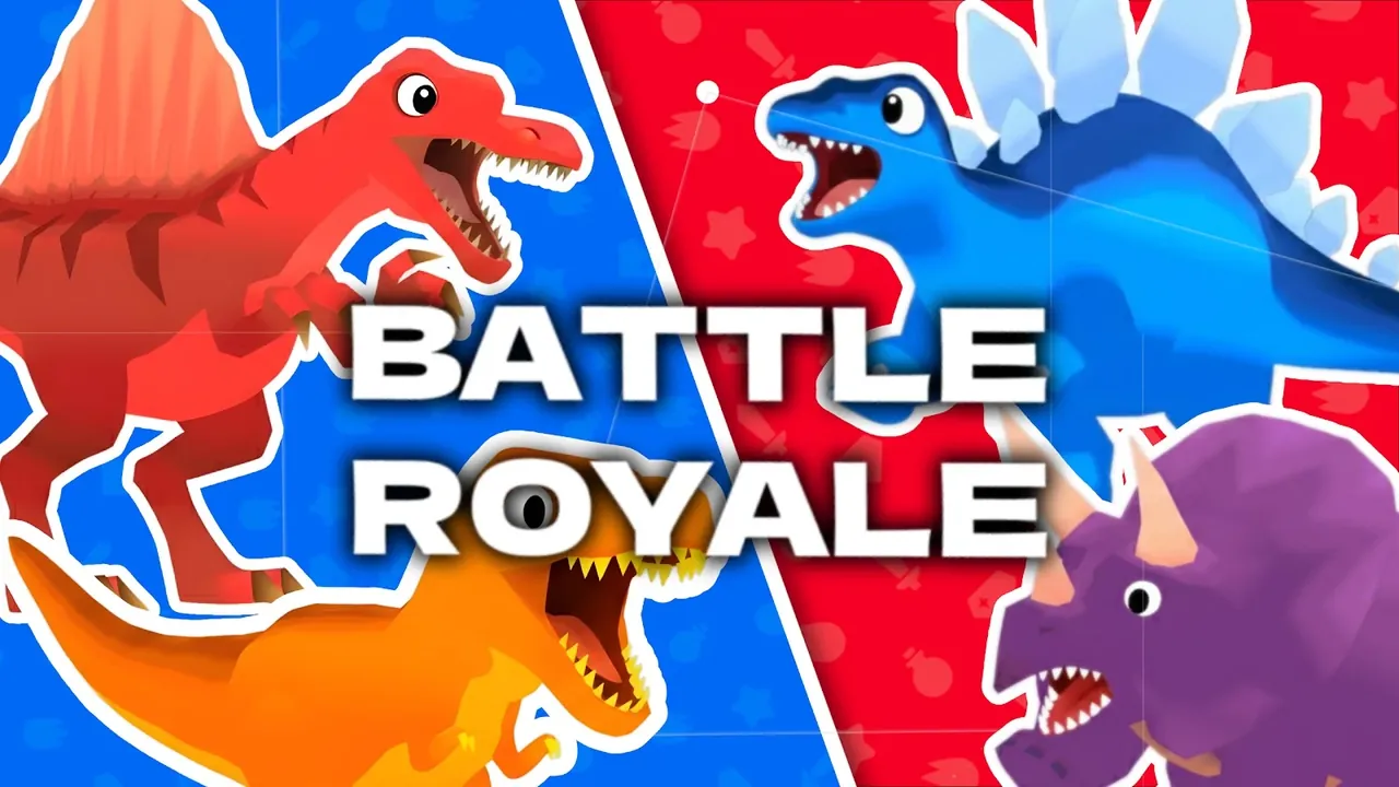 Spino, T-Rex, Steggo and Triceratops ready for battle royale
